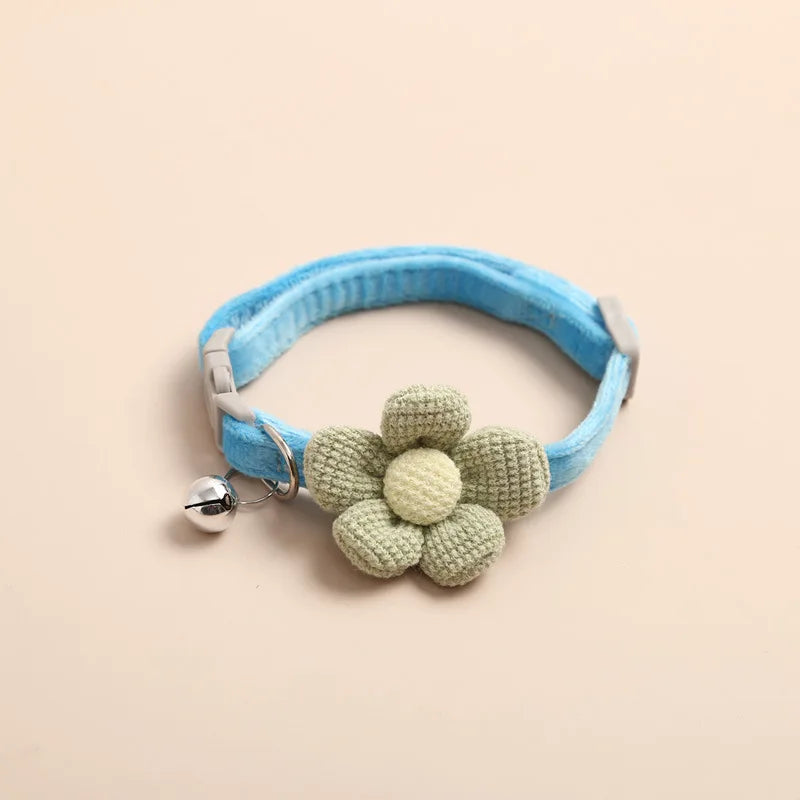 Collar ajustable para gatos con flor - FlowerCharm