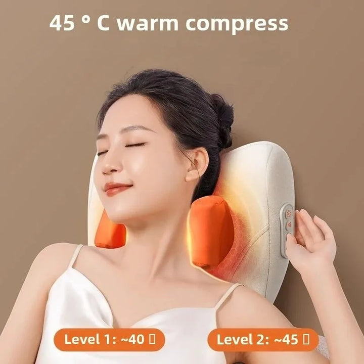 Sofá de masaje shiatsu inalámbrico con calor para cuello, espalda y piernas – Auron