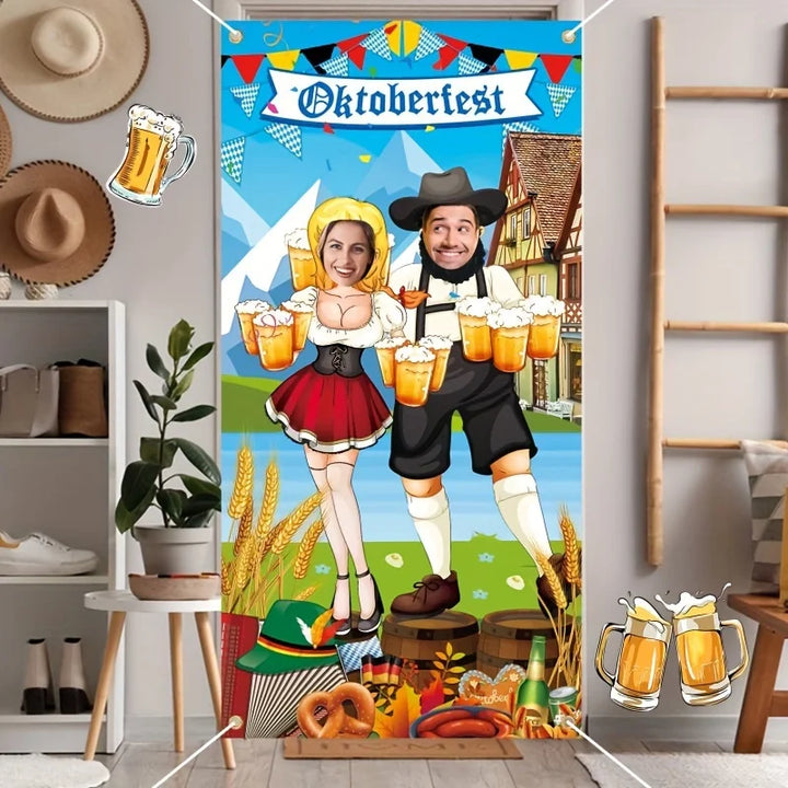 Photo backdrop in Oktoberfest design – Gaudi backdrop Oktoberfest 2026