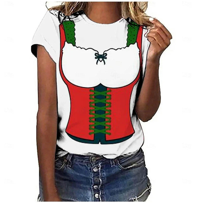 T-shirt in a dirndl look – DirndlShirt Oktoberfest 2026