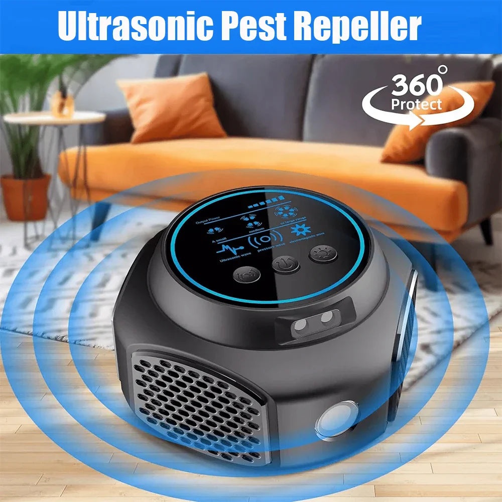 Repelente ultrasónico de ratas para enchufe – PestShield (1+1 GRATIS)
