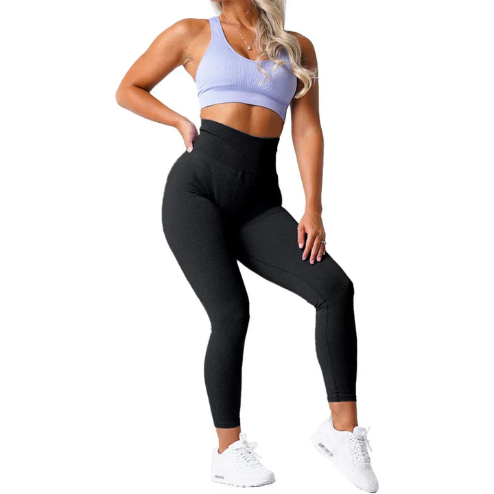 Seamless yoga leggings with stretch waistband & perfect fit – Freya