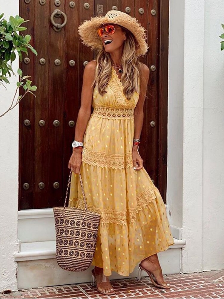 Boho Ibiza Kleid - Solana