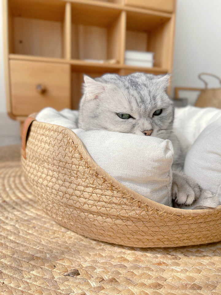 Cama para gatos hecha a mano y cómoda – LuxeSnooze