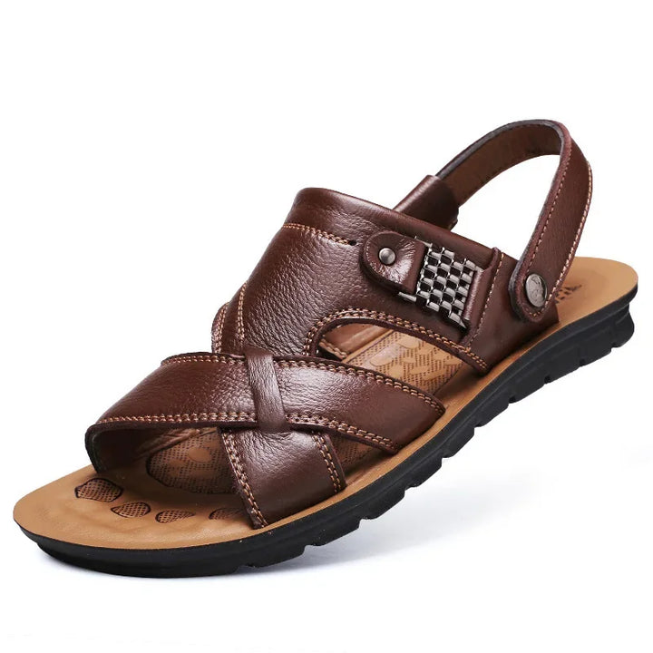 Durable & Breathable Leather Sandals for Men – Tiberius
