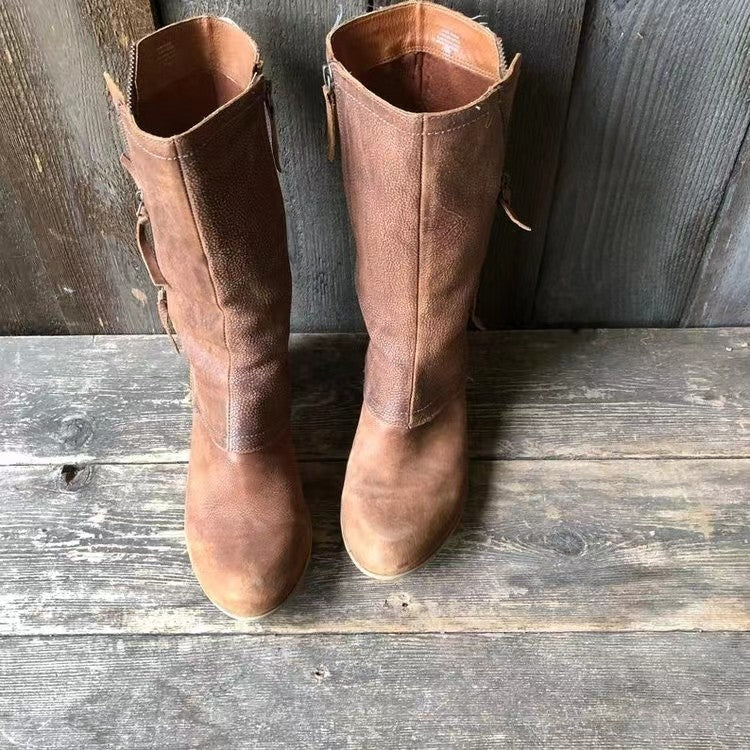 Women's Leather Autumn Boots – Sigrid