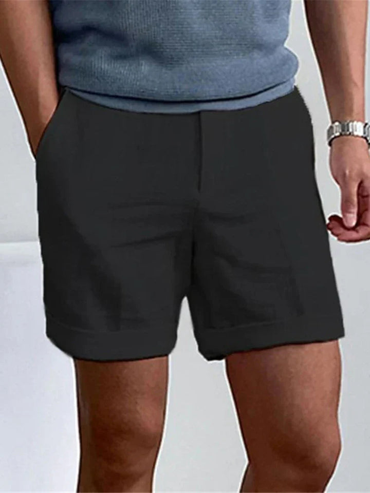 Light men's summer linen shorts with relaxed fit – Jorin