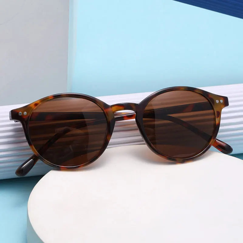 Retro Runde Polariserede Solbriller - SunnyStyle