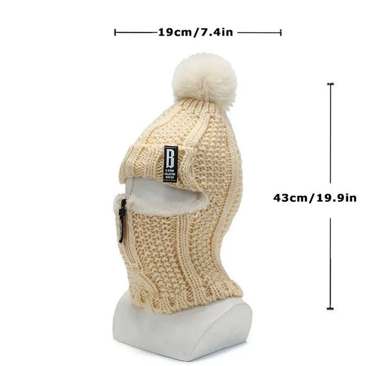Knitted Women's Balaclava - Amara