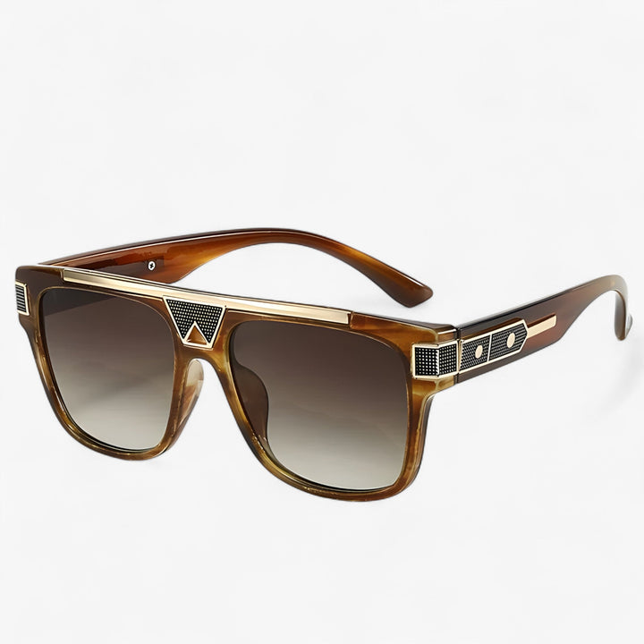 Gafas de sol vintage de piloto con lentes espejadas – Aerion