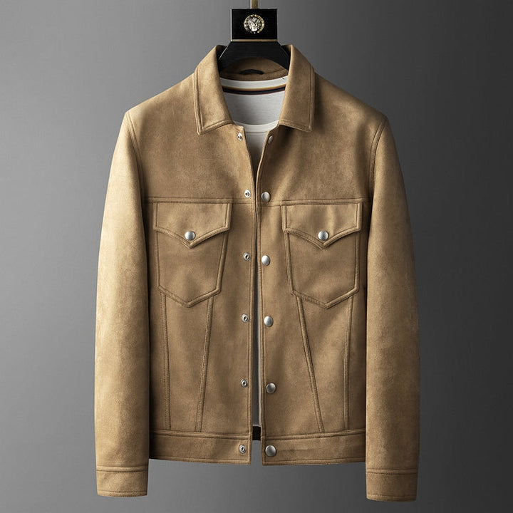 Suède Look Herrenjacke – Rafael