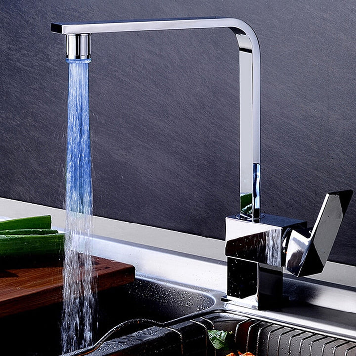 Grifo colorido con LED - AquaGlow