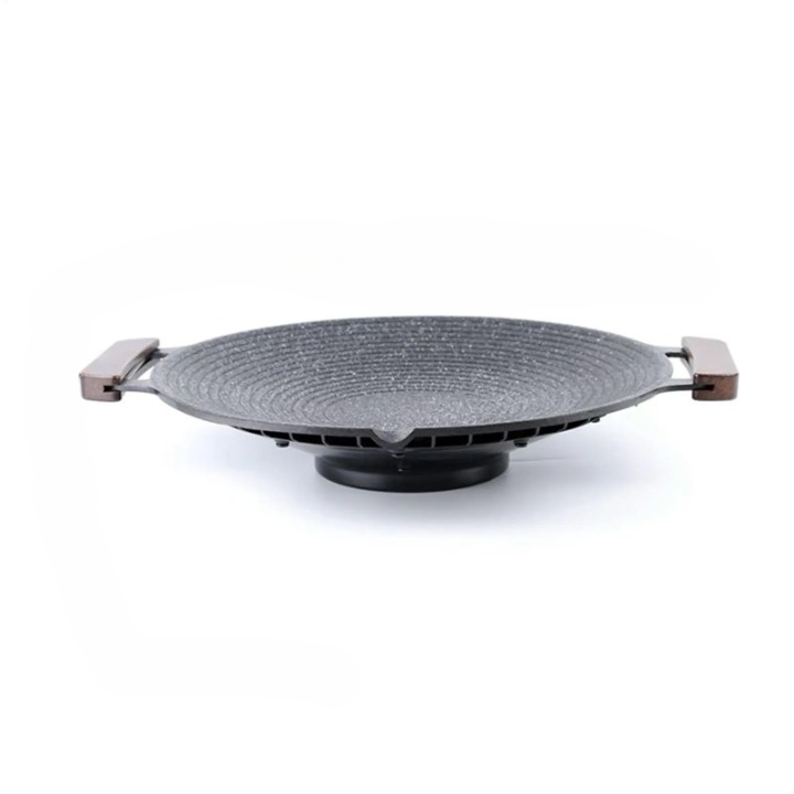 Bærbar aluminiumsgrillpanne med håndtak for camping og grillfest – Arlo