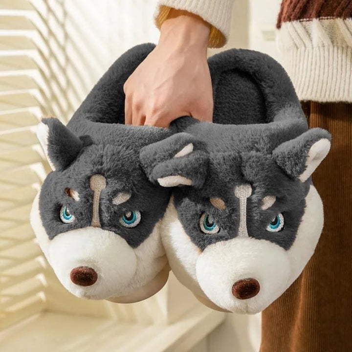 Zapatillas de casa dulces para mujer Husky – Novi