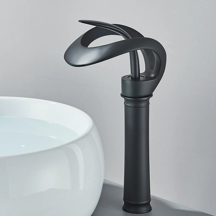 Mixing faucet with waterfall spout - Flowarc