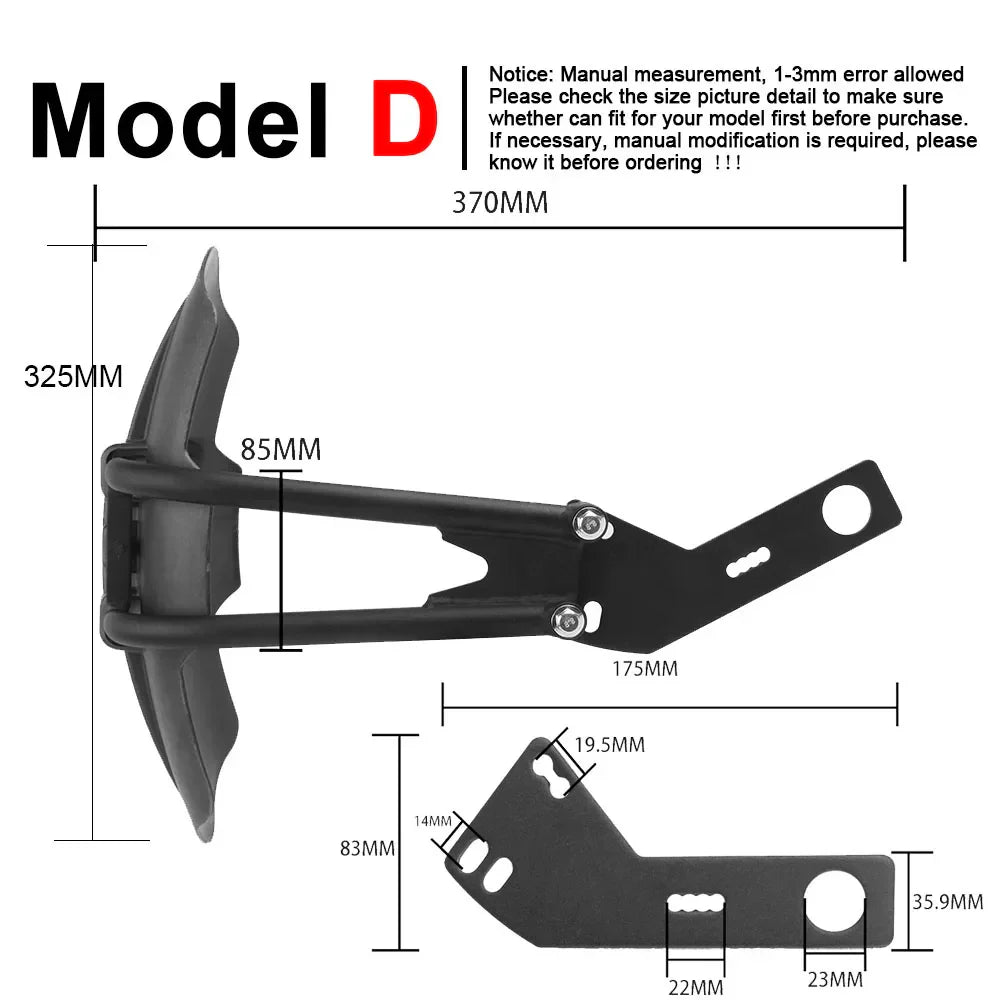 Universal Motorcycle Rear Wheel Guard with Steel Bracket – TrailGuard