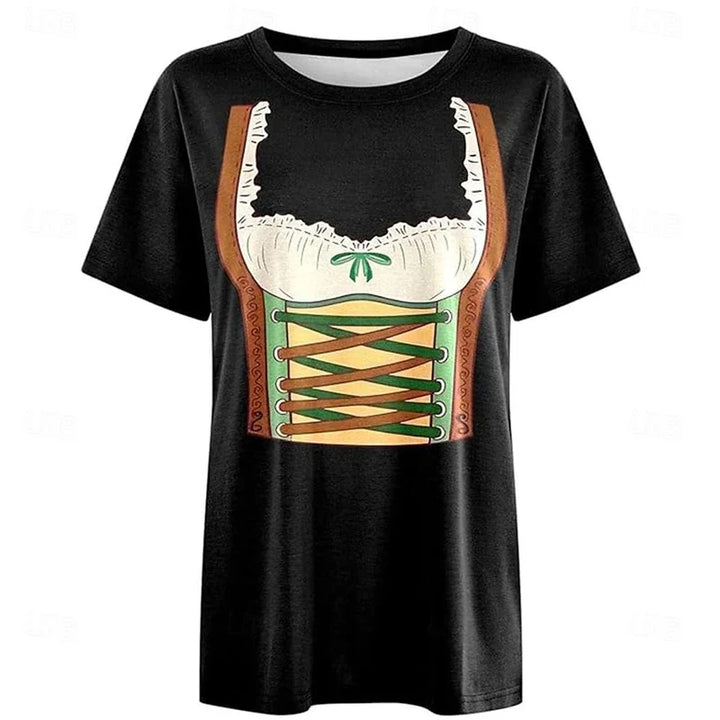 T-shirt in a dirndl look – DirndlShirt Oktoberfest 2026