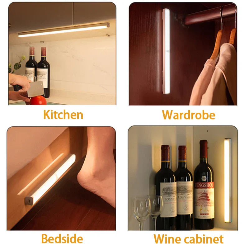 Trådløs LED-lampe med bevegelsessensor - SmartGlow