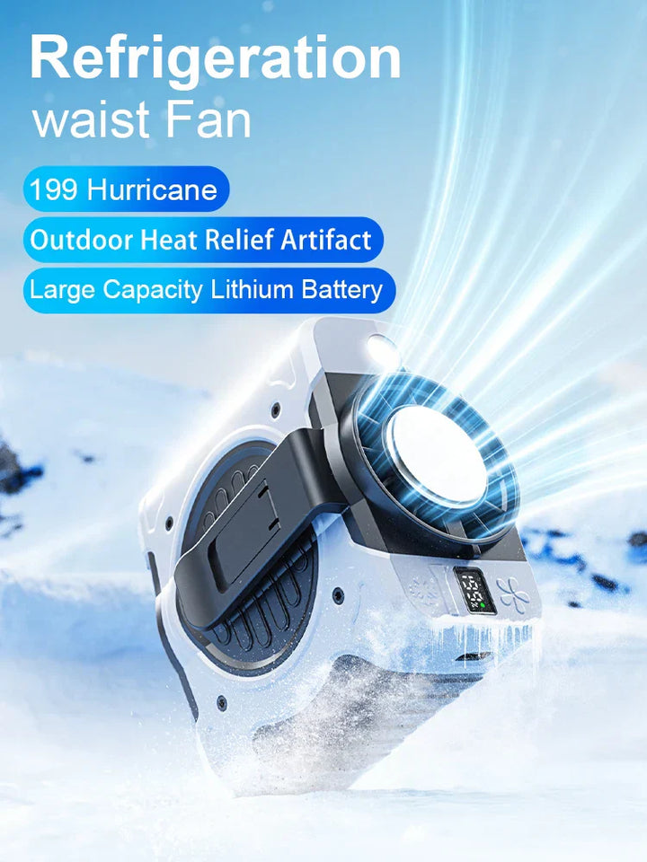 8000mAh Hip Clip Fan with Cooling and 199 Speed Levels – ChillMate