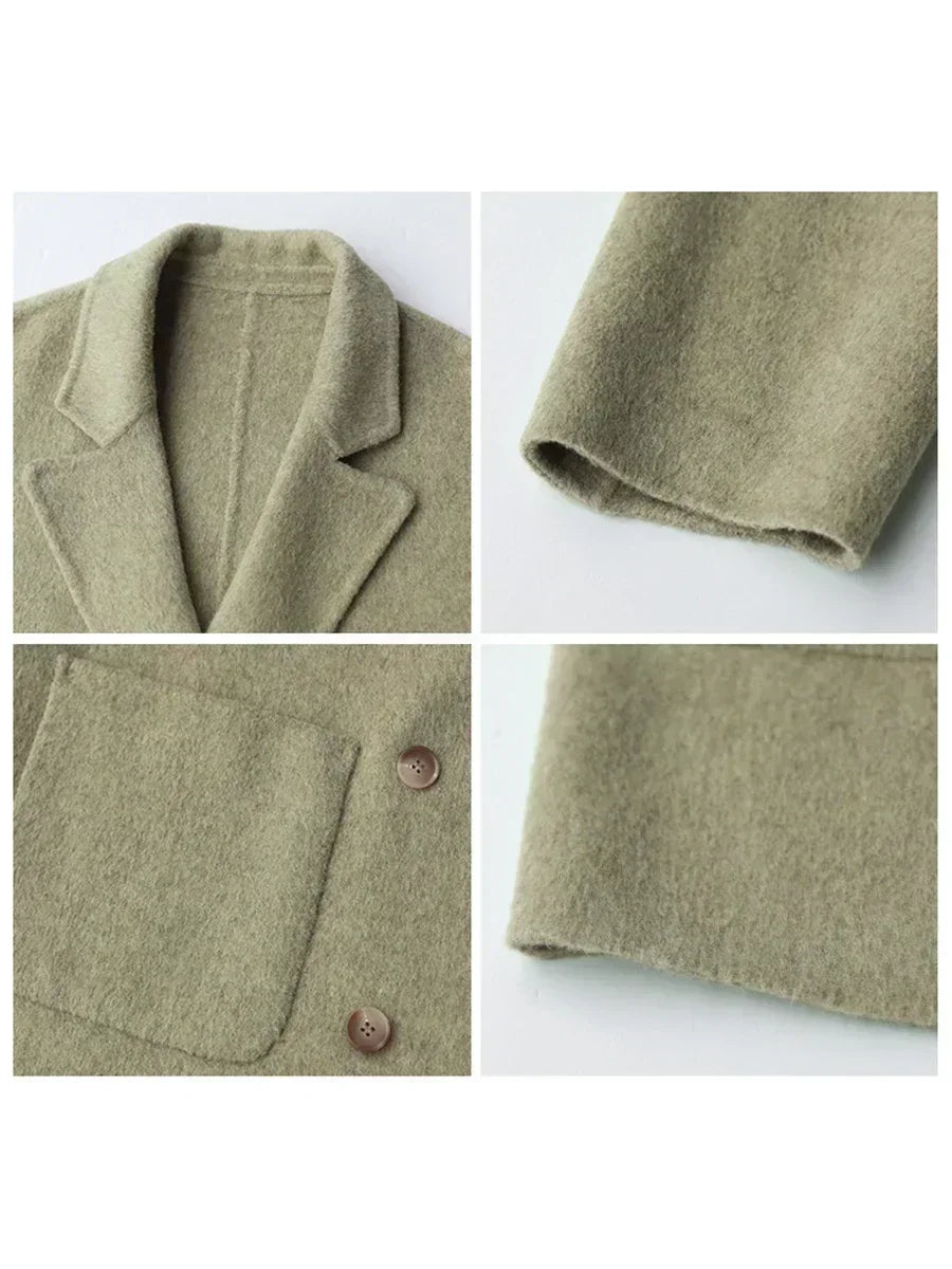 Luxurious Wool Coat for Women – Aurora