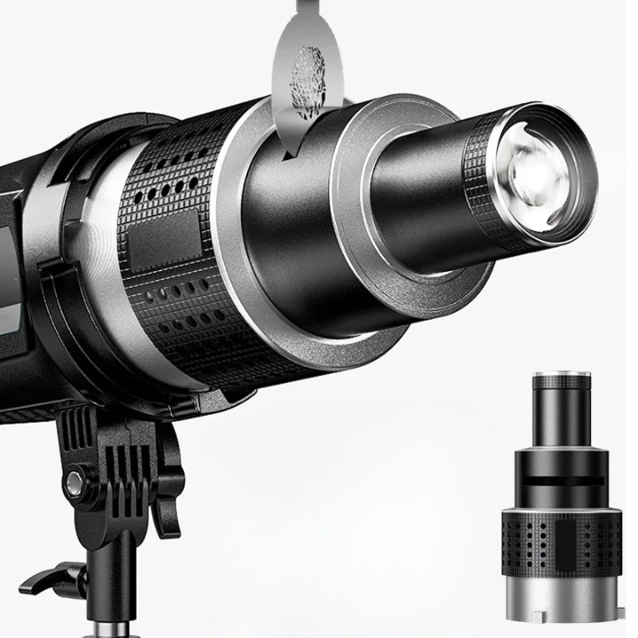 Optical Spotlight Cone Lens Set with 35 Gobos & Bowens Mount – Lumina