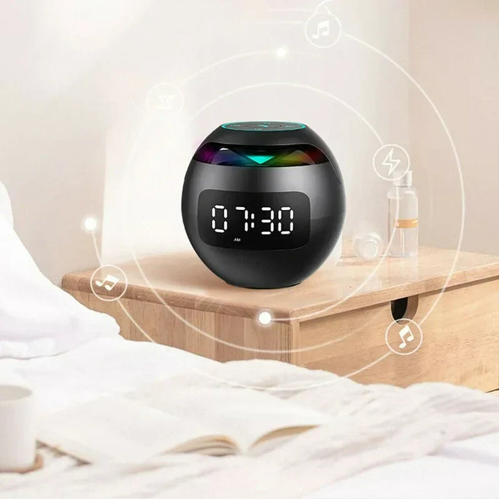Multifunctional Alarm Clock – GlowBeep Speaker Clock