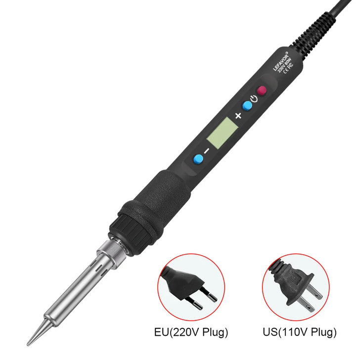 Set de soldador de 80W con pantalla digital y temperatura ajustable – Fusion
