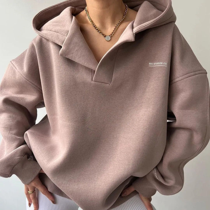 Warmer Damen Kapuzenpullover für Wintertage – Sibylla