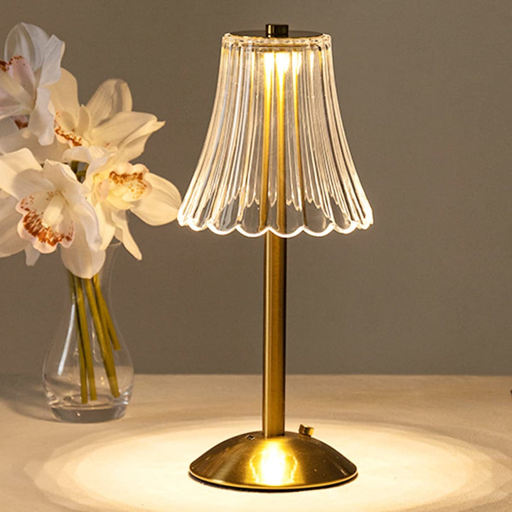 LED Retro Bordlampe USB Oppladbar - BrillianceGlow