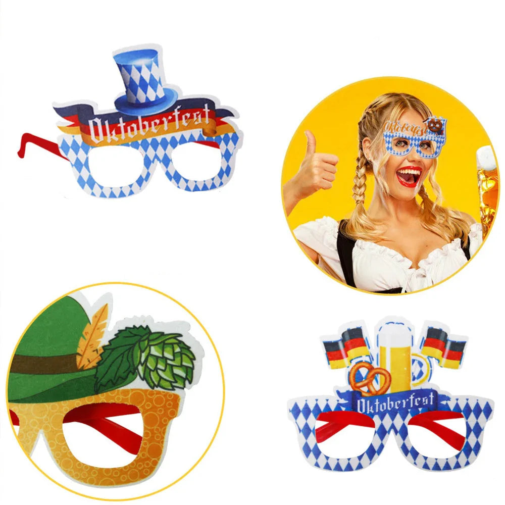Party glasses set in Oktoberfest design (12-piece) - 1+1 free – Fun Glasses Oktoberfest 2026