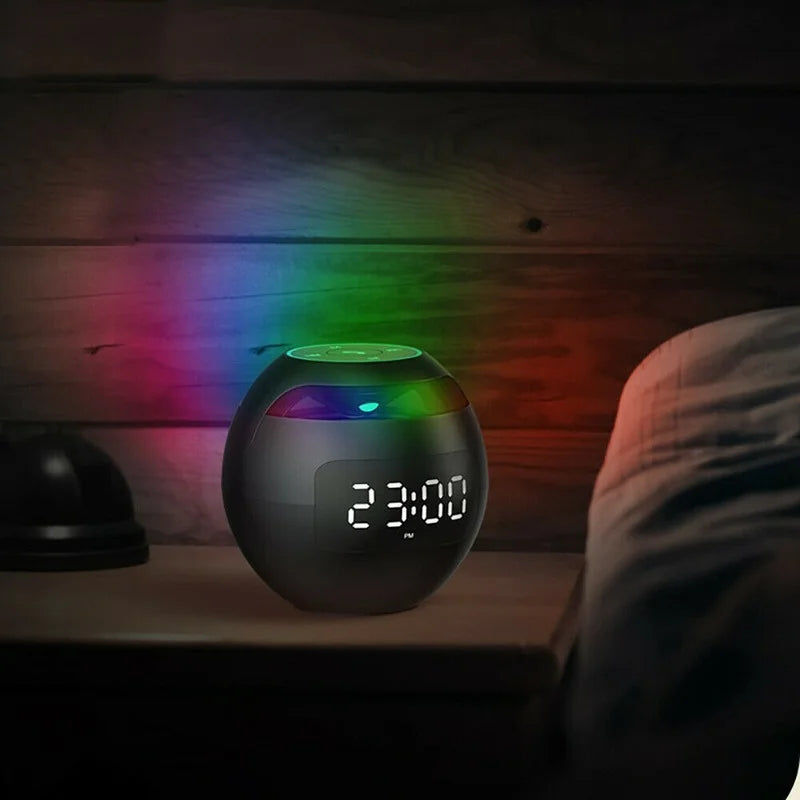 Multifunctional Alarm Clock – GlowBeep Speaker Clock