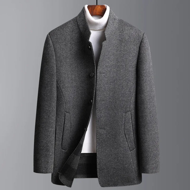 Half-length men's coat made of wool-cashmere – Victor