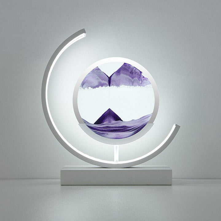 3D Sandskåle Bordlampe - Abyss