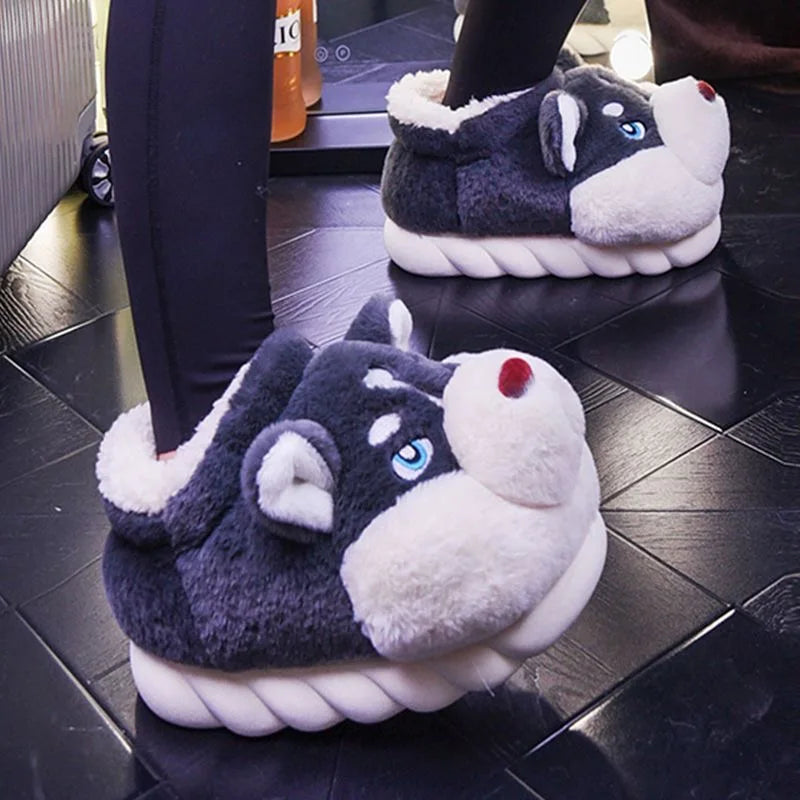 Zapatillas de casa dulces para mujer Husky – Novi