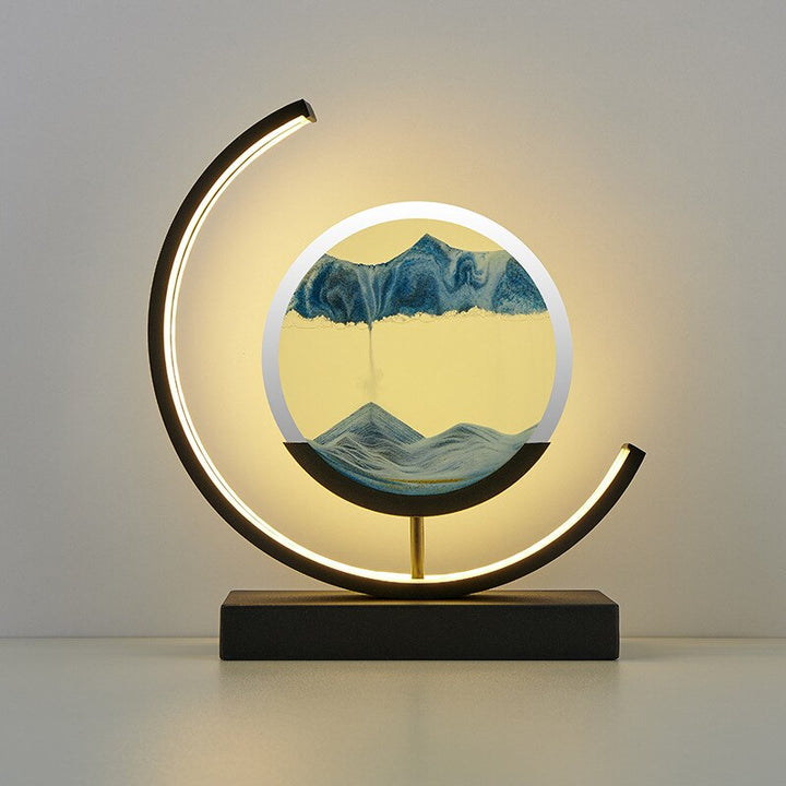 3D Sandskåle Bordlampe - Abyss