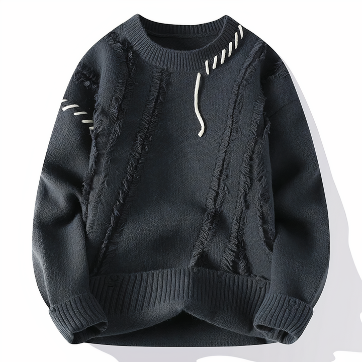 Patchwork herresweater - Jasper