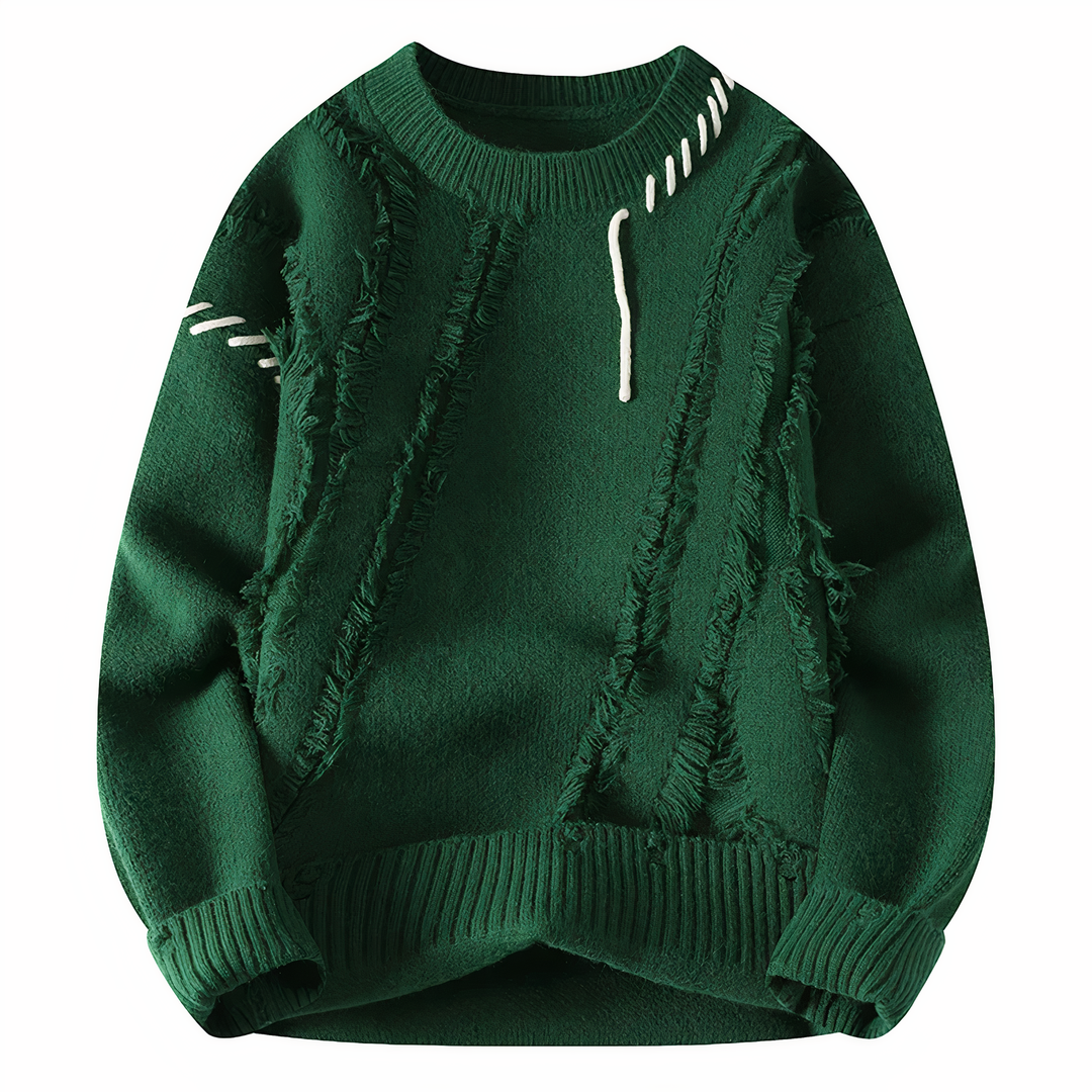 Patchwork herresweater - Jasper