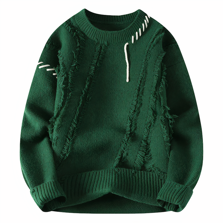 Patchwork herresweater - Jasper