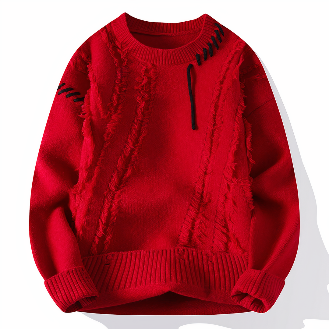Patchwork herresweater - Jasper