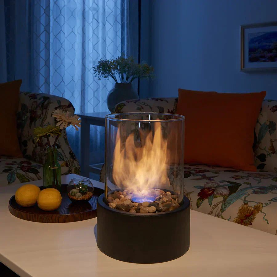 Fuente de fuego portátil moderna - GlowFlicker