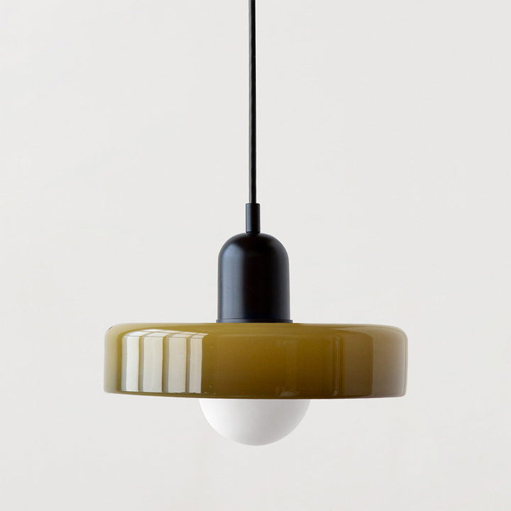 Colorful pendant lamp in Bauhaus style - StiloGlas