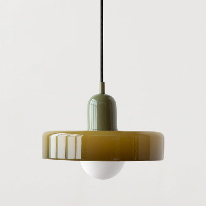 Colorful pendant lamp in Bauhaus style - StiloGlas
