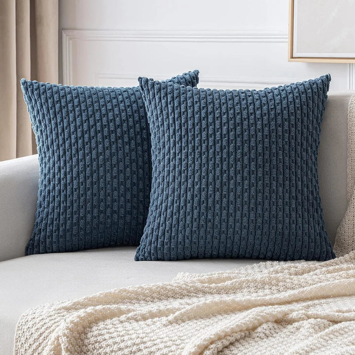 Corduroy Pillow Covers in Boho Style – Velvia