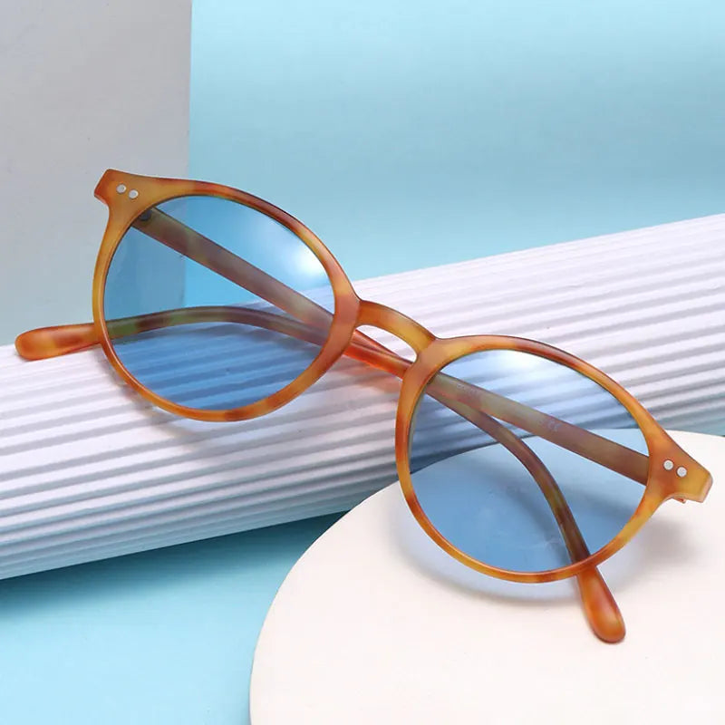 Retro Runde Polariserede Solbriller - SunnyStyle