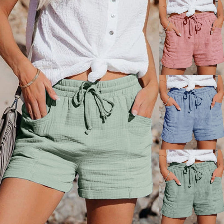 Sommerlige bomuldsshorts - Livia