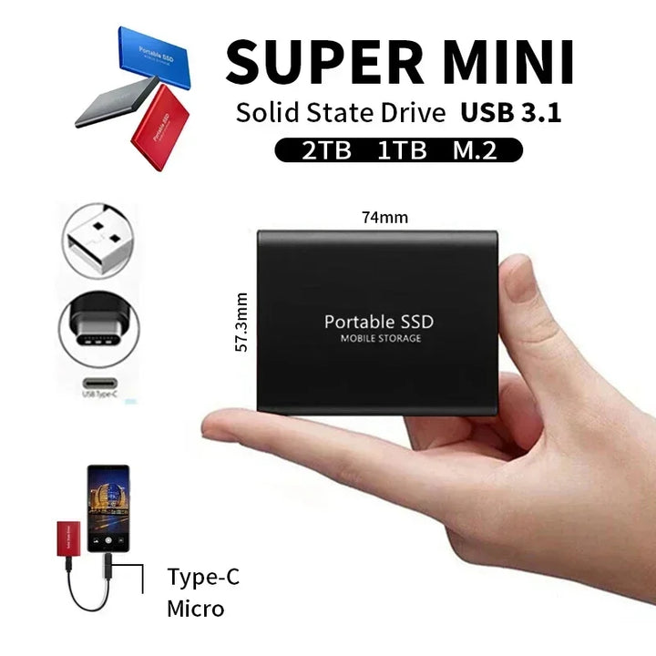 Ultrafast External SSD - SpeedDrive Pro
