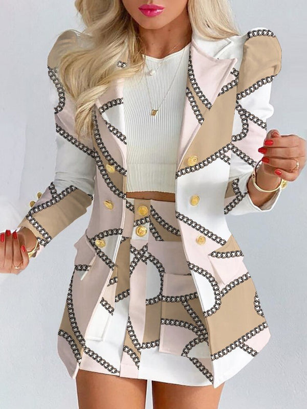 Blazer Skirt Set Women – Stylish & Combinable – Thalia