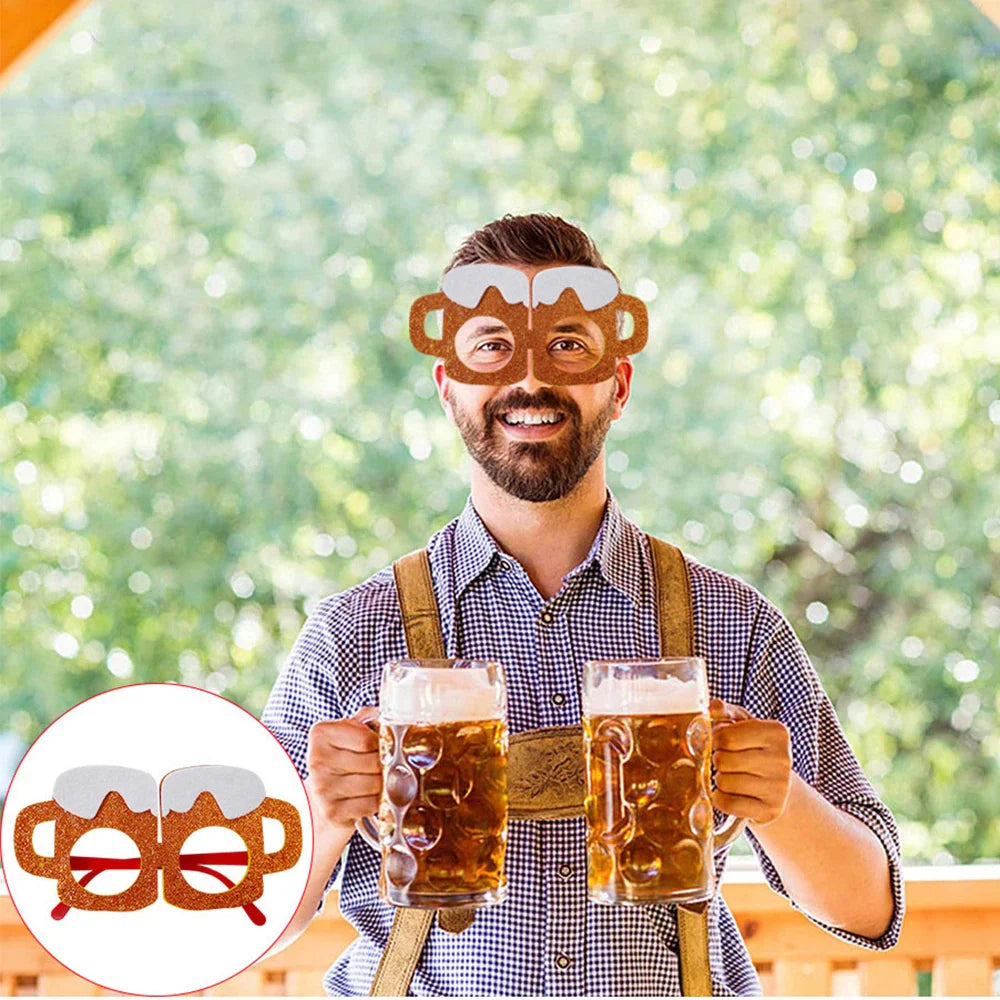 Party glasses set in Oktoberfest design (12-piece) - 1+1 free – Fun Glasses Oktoberfest 2026