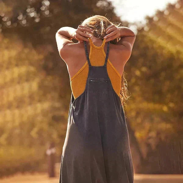 Casual & Stylish Women's Jumpsuit with Side Pockets – Narelle