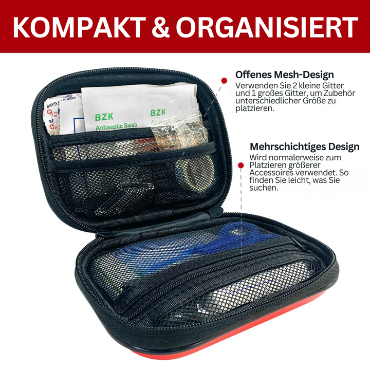 Kit de primeros auxilios de 91 piezas – SafeKit Pro